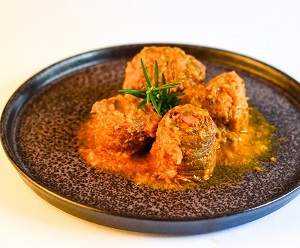 Bife Rolê com Cenoura