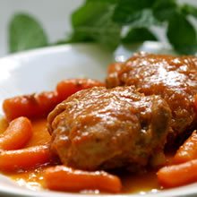 Sobrecoxa de Frango com Mini Cenouras