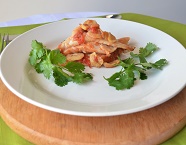 Filé de Peixe com Tomate, Champignon