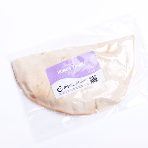 Pasta de Homus Tahine no Pão Árabe