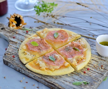 Pizza D'baroa de Lombo Canadense