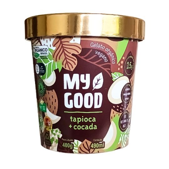 Gelato Orgânico Vegano Tapioca + Cocada