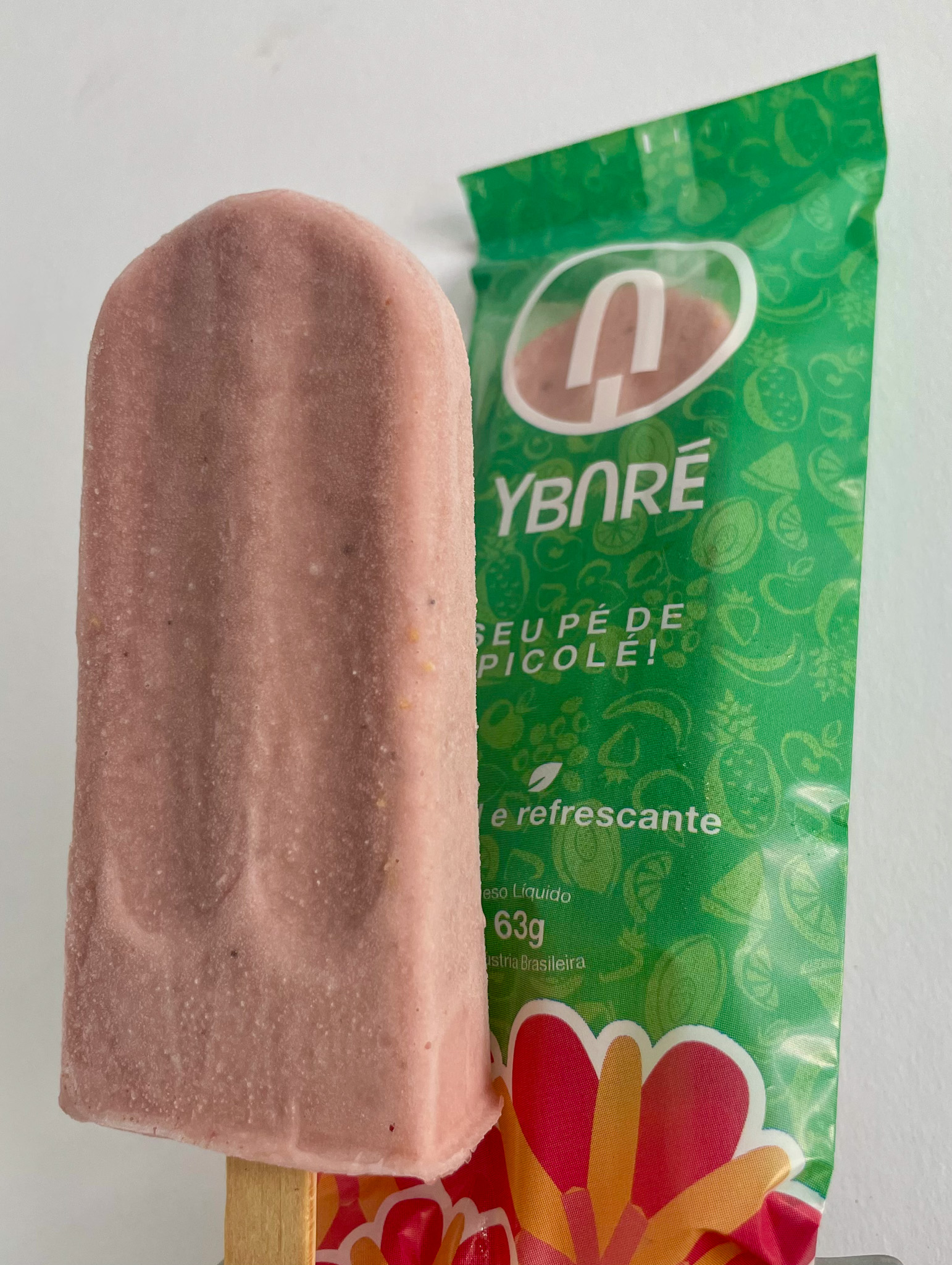 Picolé de Mousse de Morango